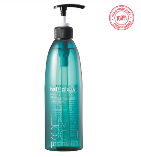 Gel mềm Livegain Premium Hair Glaze 450ml Hàn Quốc