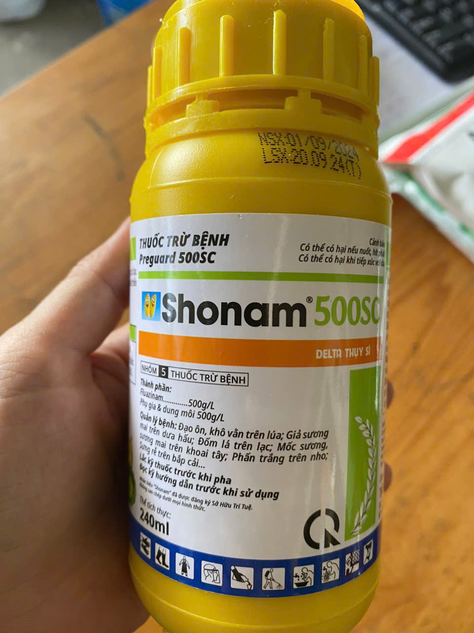 Thuốc Trừ bệnh SHONAM (240ml) - hoạt chất mới Fluazinam chuyên nấm hồng, đạo ôn, sương mai, thối trái, thán thư