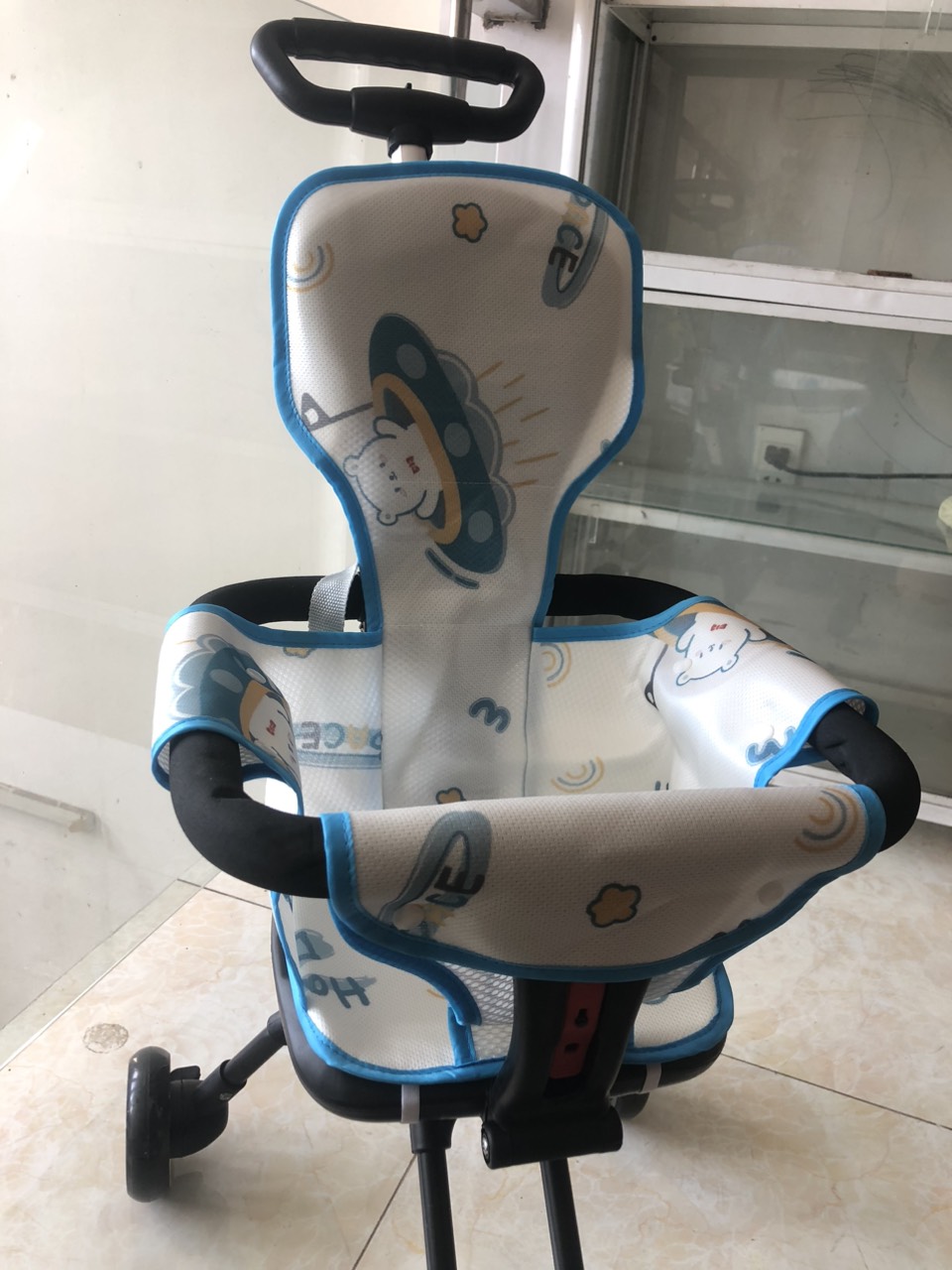 [lOẠI DÀY]Đệm lót xe đẩy gấp gọn giúp bé ngồi êm hơn  , phụ kiện đệm lót, gối đỡ xe đẩy gấp gọn hai chiều - 8