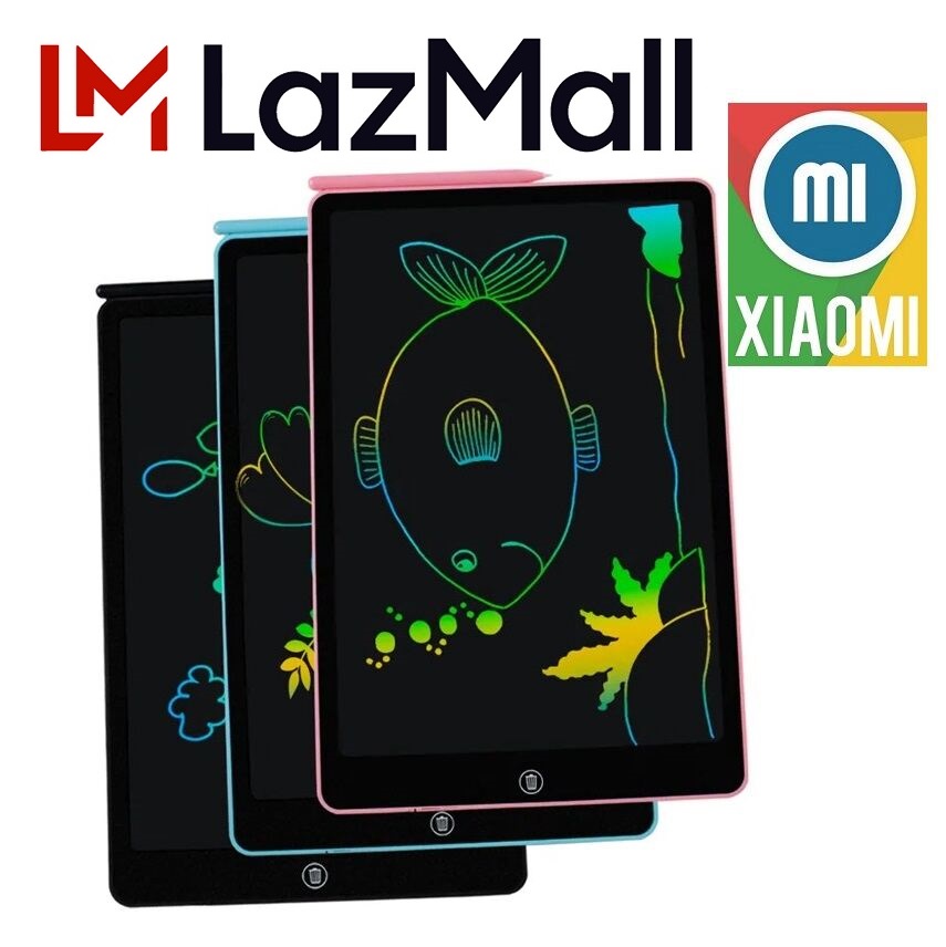 LazMall Xiaomi 20inch Siêu To Bảng Viết Tự Xóa Bảng Vẽ Điện Tử Đa Sắc Màu Màn Hình LCD 20inch Tặng Kèm Bút Đồ Chơi Giáo Dục Sớm Dành Cho Bé Thiết Kế Nhỏ Gọn, Dễ Dàng Mang Theo, Sử Dụng Mọi Lúc Mọi Nơi