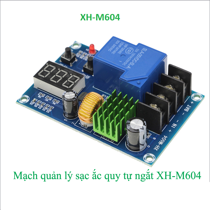 Mạch bảo vệ sạc ắc quy tự ngắt 6 – 60vdc