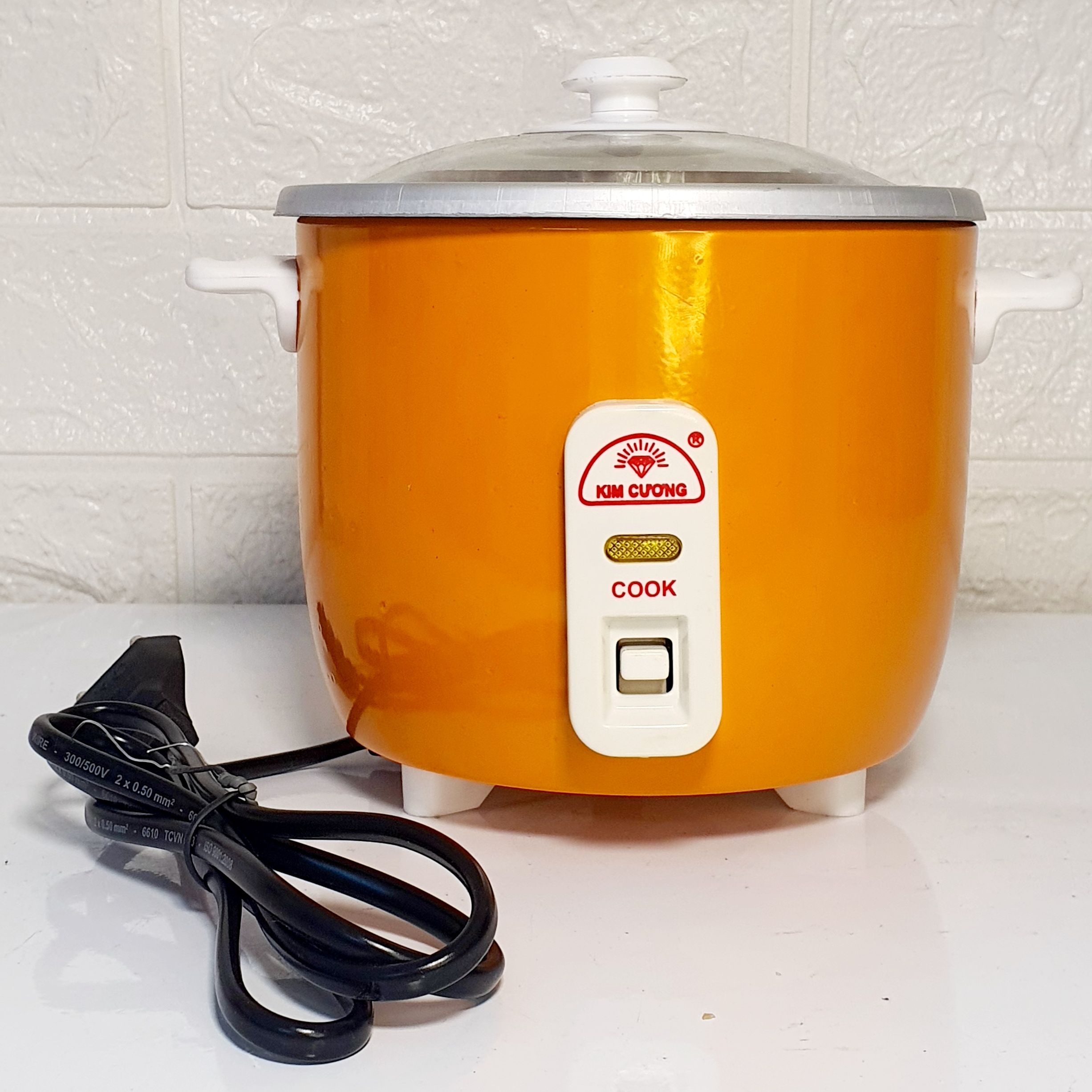 Nồi cơm điện nắp rời mini 0.3 lít kim cương kc-0.3l nồi cơm mini nhỏ gọn- hàng chính hãng