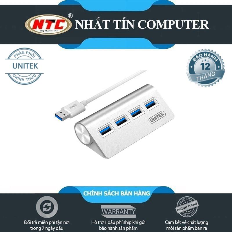 Hub chia usb 3.0 unitek y-3186 ra 4 cổng usb - hỗ trợ tốc độ lên đến 5gbps - nhất tín computer