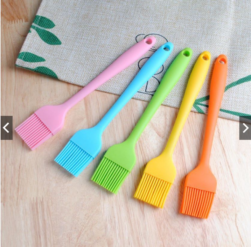 Chổi silicon đúc quét dầu, bơ, kem trang trí bánh 21cm