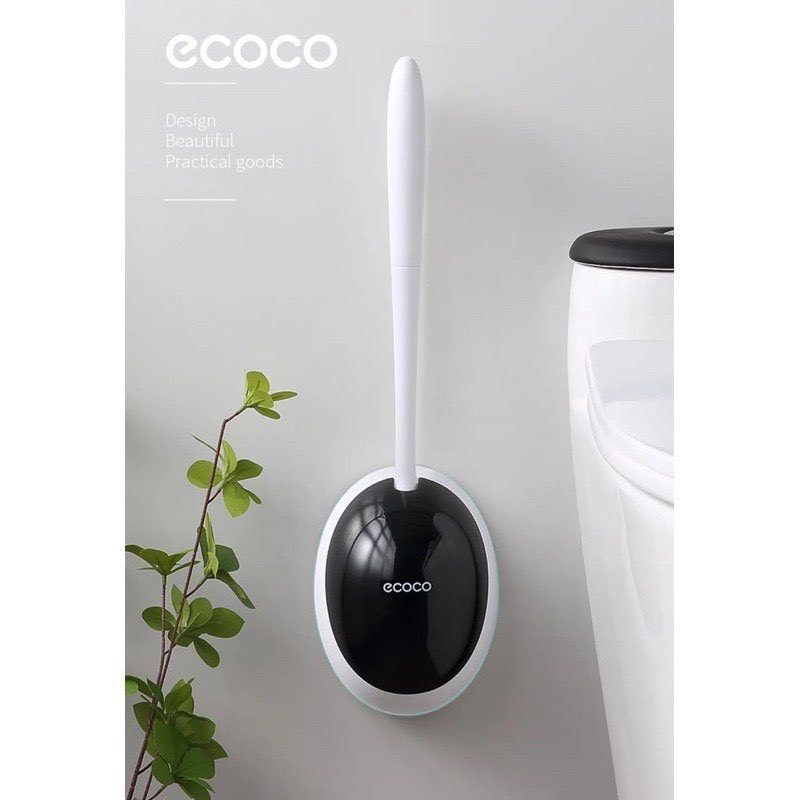 Chổi cọ bồn cầu, chổi cọ silicone cao cấp dán tường Ecoco