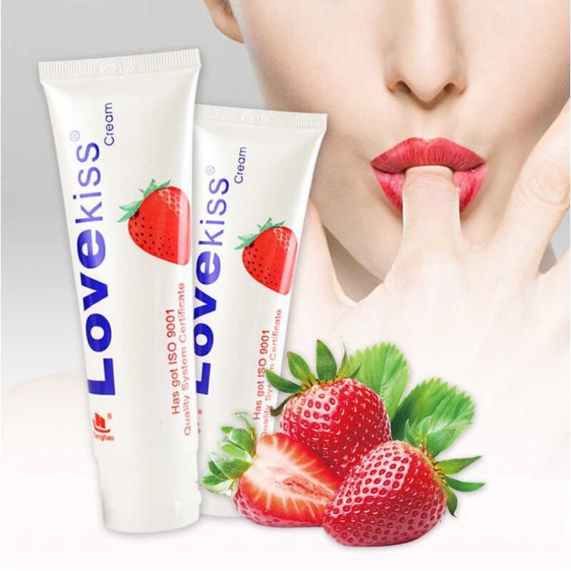 Gel bôi trơn hương dâu Love Kiss Dâu 100ml chính hãng giá siêu rẻ