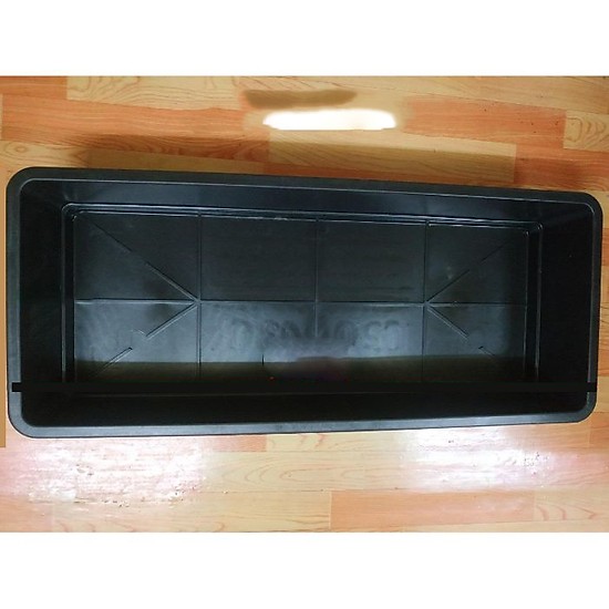 Combo 10 chậu nhựa đen trồng rau sạch thông minh tiện lợi 102cm x 43cm x 16cm