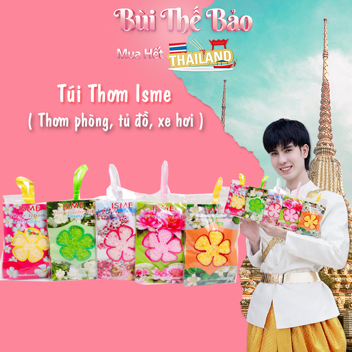 Túi thơm thái lan treo phòng, tủ, xe hơi,...