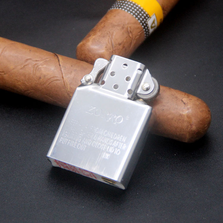 Ruột zipppo bàng inox zoro loại tốt - bật lửa xăng đá - hop quet - bật lửa đẹp - bat lua - bật lửa cao cấp