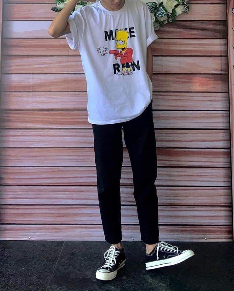 quần nam kiểu dáng baggy kaki (Kèm video hình thật)
