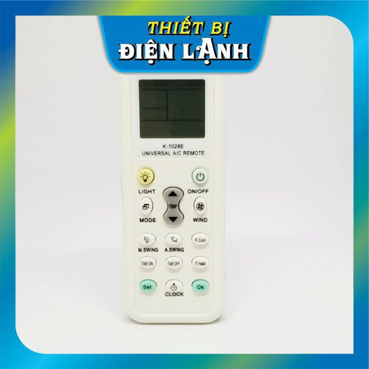 REMOTE MÁY LẠNH ĐA NĂNG UNIVERSAL  K-1028E