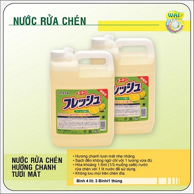 Nước rửa chén Wai Rookie V nhà bếp 4L