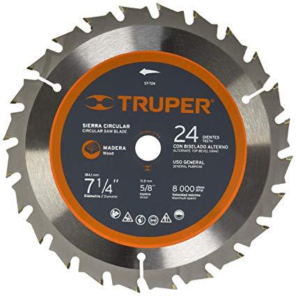 Lưỡi cắt gỗ 180 mm x 24r truper - 18300 st-724