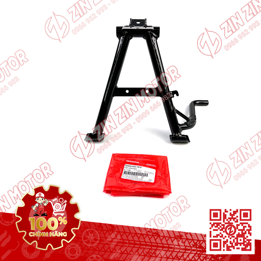 Chân chống đứng winner v1, winner x v2 v3 v4, sonic 150r 50500-k56-n10, 50500k56n10 chính hãng