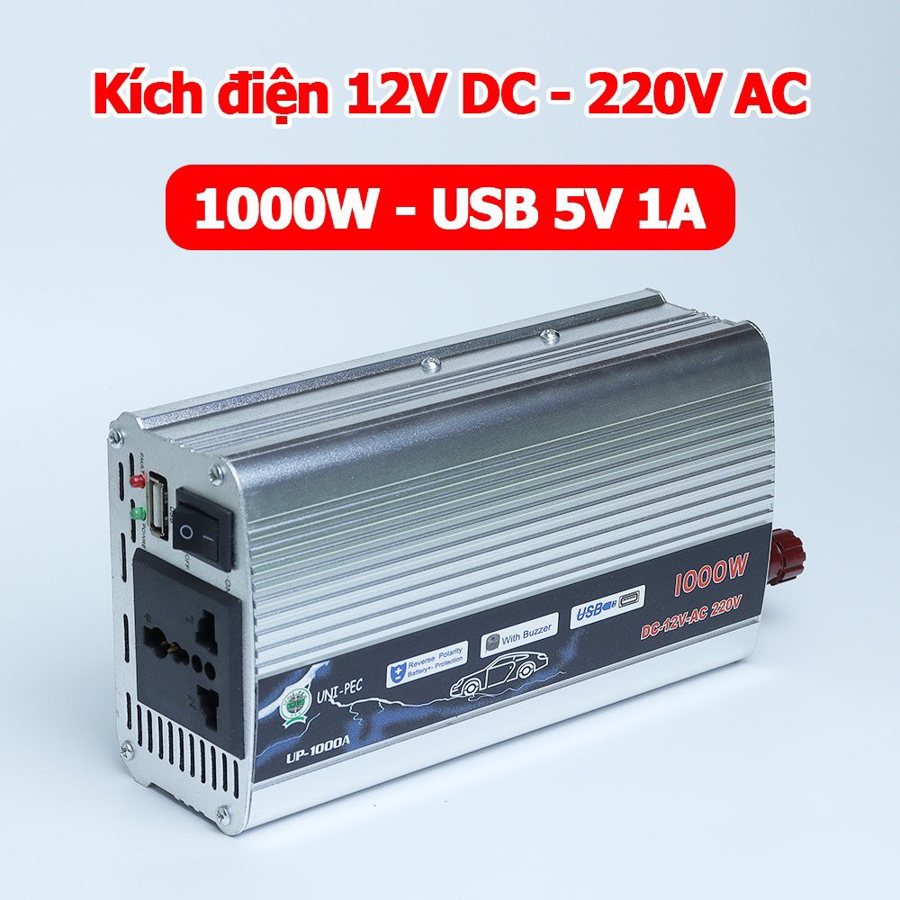 Bộ kích 12v lên 220v 220w bộ kích điện 12v lên 220v sin chuẩn -chuyển nguồn 12v dc sang 220v ac 220w ashang 220w