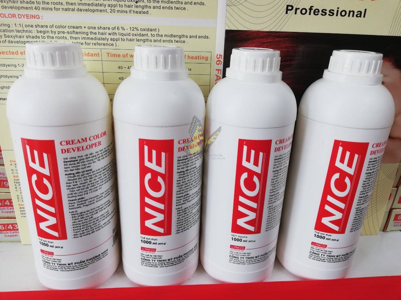 Oxy trợ nhuộm siêu thơm Nice 1000ml