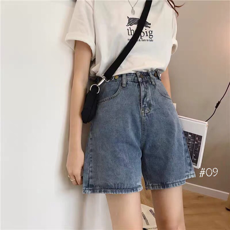 [HCM]QUẦN SHORT JEAN NỮ KIỂU 3 NÚT SIÊU XINHLƯNG CAO LẮM NHÉ KHÁCH-JT39