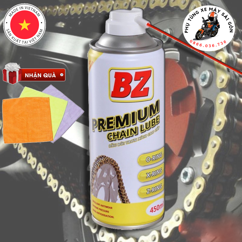 Dưỡng sên BZ Premium Chain Lube không văng