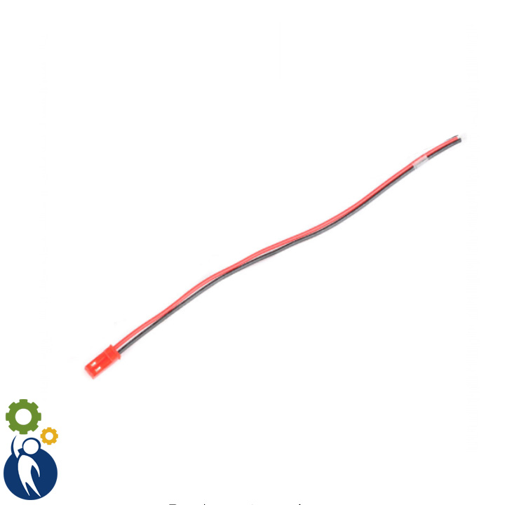 Bộ 5 cáp jst 2p, jack kết nối jst 2p dài 10cm - đực