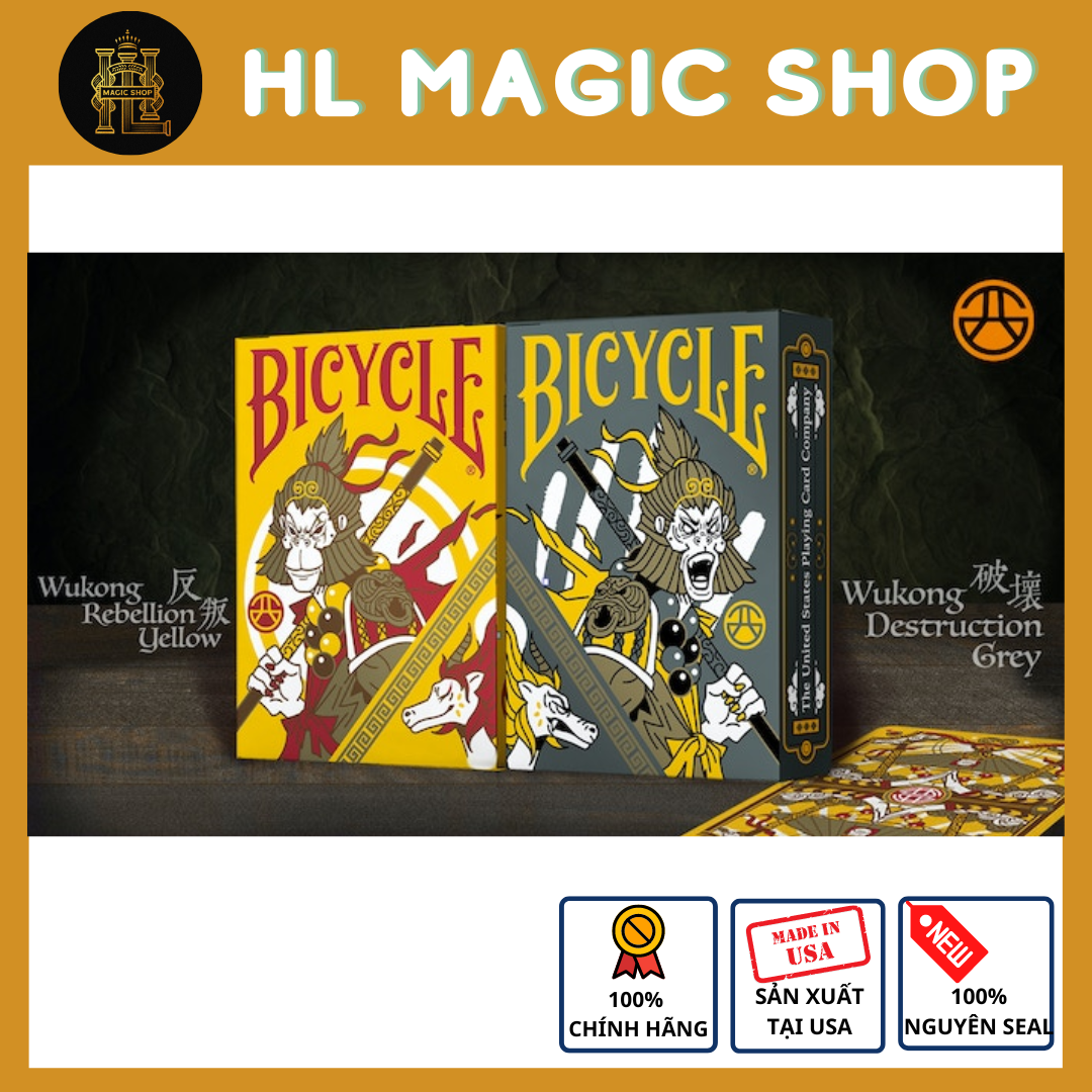 Bộ bài tây, bài ảo thuật Bicycle Wukong Playing Cards - Bài Mỹ - Bài Chính Hãng