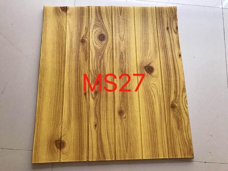 30 tấm Xốp đá dán tường vân gỗ sang trọng (MS27)