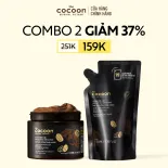 Combo 1 hũ Tẩy da chết cơ thể cà phê Đắk Lắk Cocoon cho làn da mềm mại và rạng rỡ 200ml + 1 Túi refill tẩy da chết cà phê 200ml
