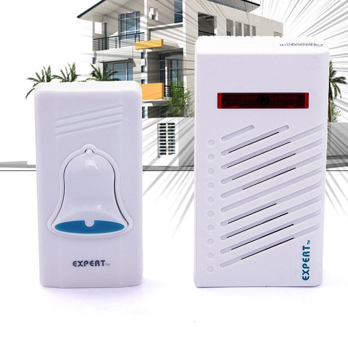 Bộ chuông cửa không dây cao cấp Expert E-7207 - Màu Trắng