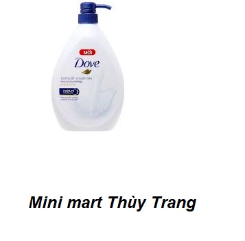 Sữa tắm dưỡng thể Dove dưỡng ẩm chuyên sâu 1 lít