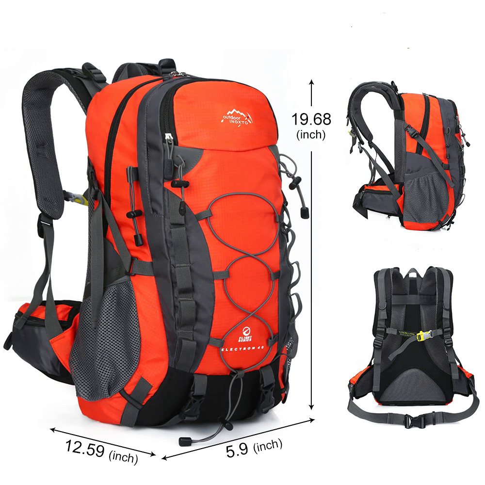 Zhuishu đi bộ đường dài lưu trữ ba lô, mạnh mẽ 40 lít túi, du lịch Ba lô, rất thích hợp cho leo núi, đi bộ đường dài và cắm trại