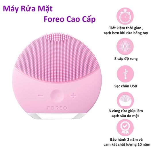 Máy rửa mặt foreo luna mini 2 – máy massage mặt cao cấp
