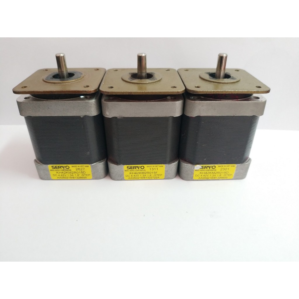 Động cơ bước Step motor 42x42x48 cũ. còn pully