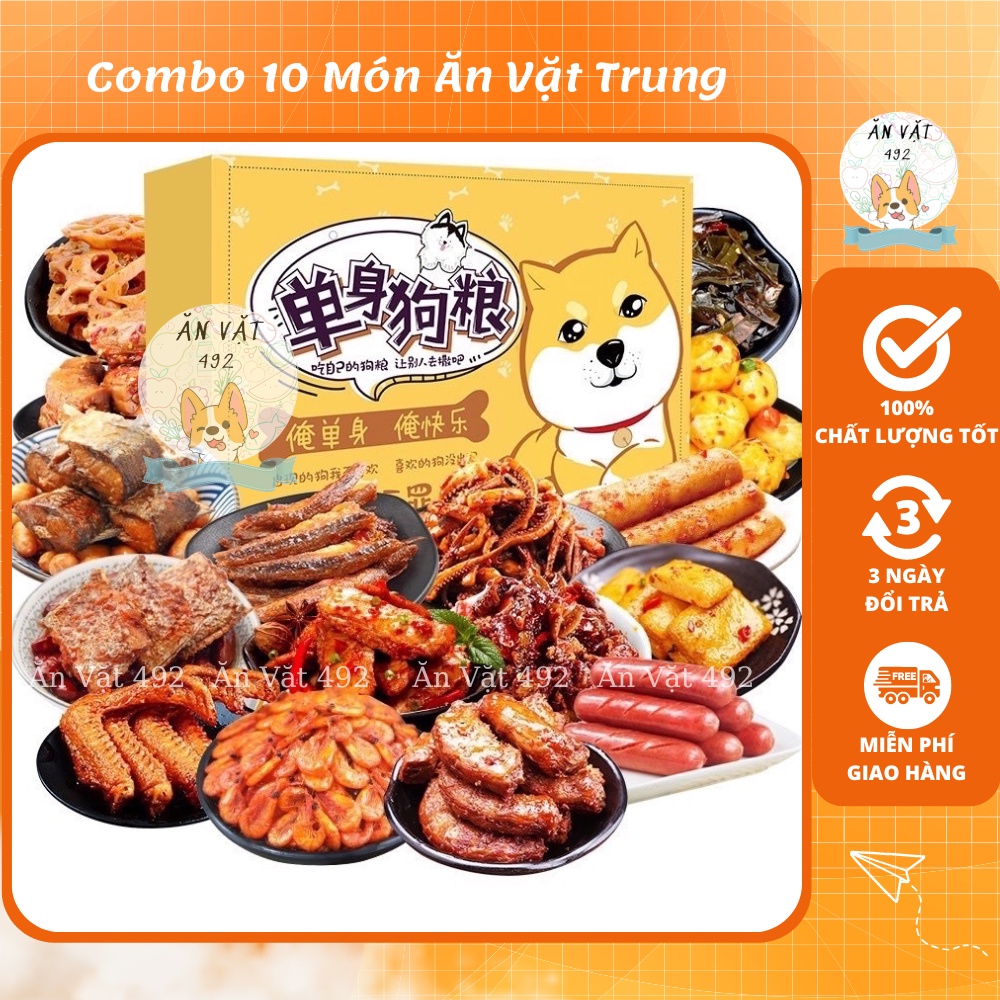 Combo 10 món ăn vặt trung ngon - ăn vặt 492