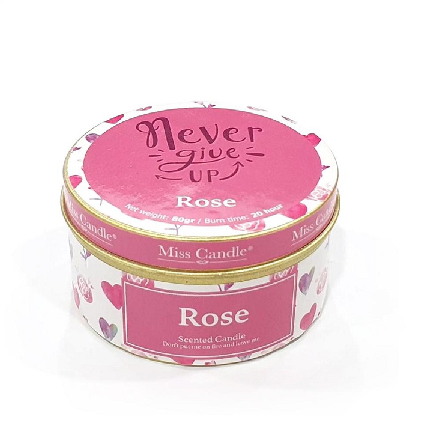 Combo 4 nến thơm hộp tin miss candle nqm2127 rose