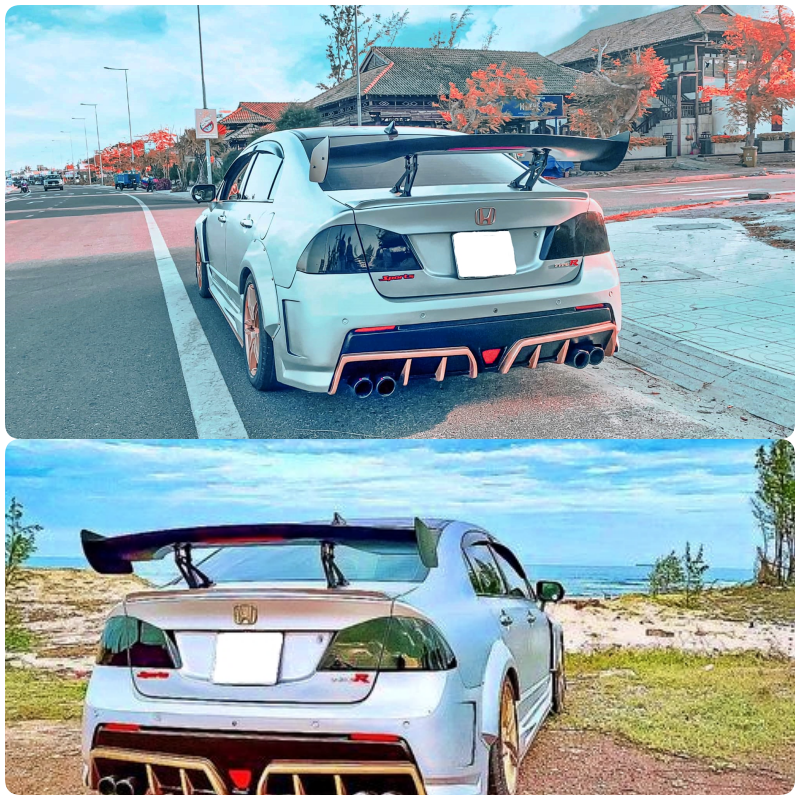 Đuôi Gió Thể Thao Hàng Loại 1 Cao Cấp Lắp Chung Cho Dòng Xe Sedan