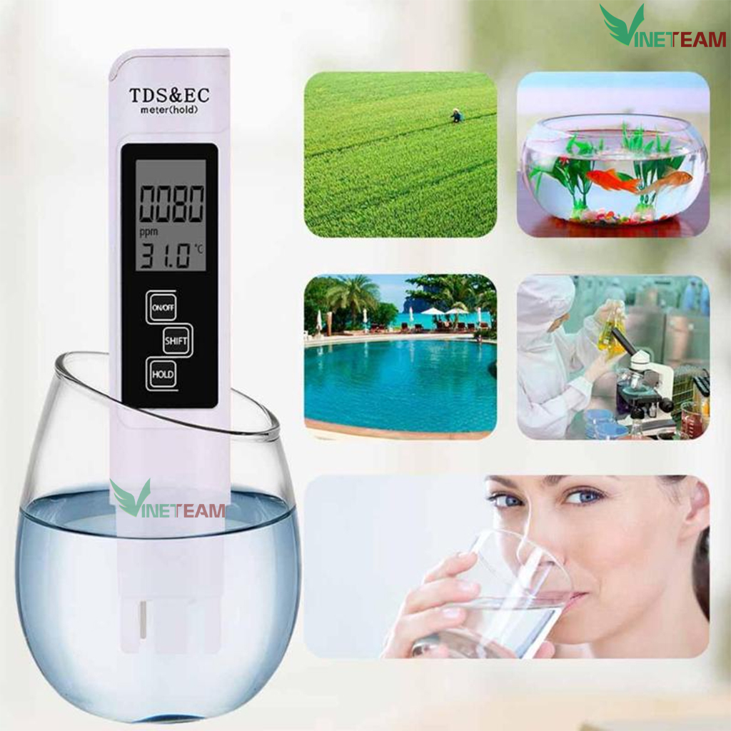 Bút thử nước xiaomi tds bút thử chất lượng nước tds xiaomi water quality tester - bút thử nước, máy đo độ sạch của nước tds -3 đo độ ph nhanh chóng, chính xác