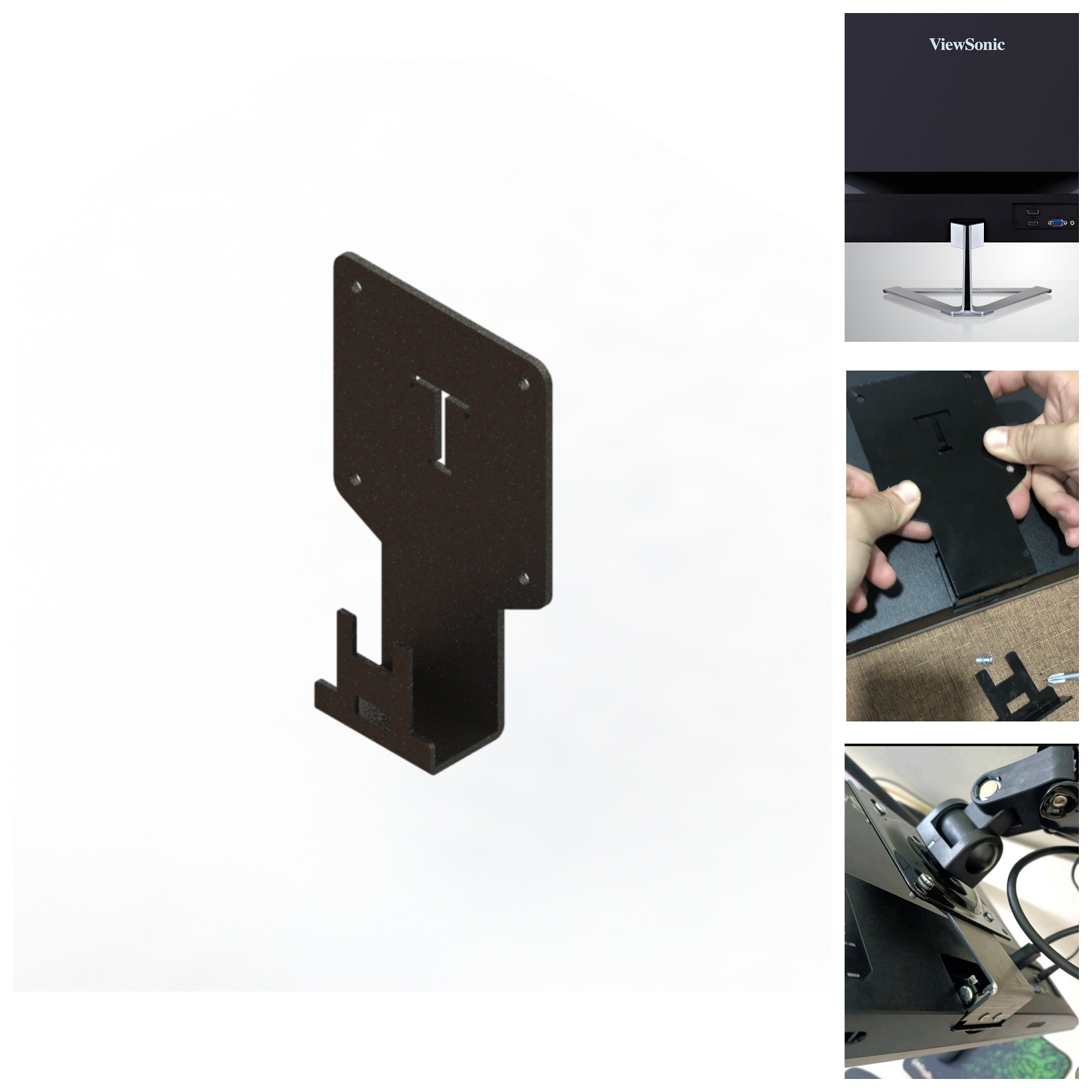 Vesa adapter màn hình viewsonic vx2776, vx2476