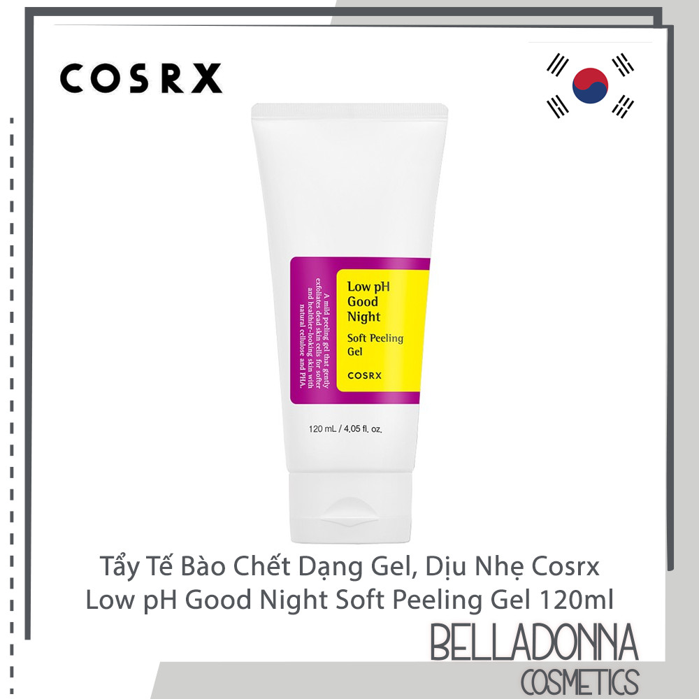 Tẩy tế bào chết dịu nhẹ cosrx low ph good night soft peeling gel 120ml