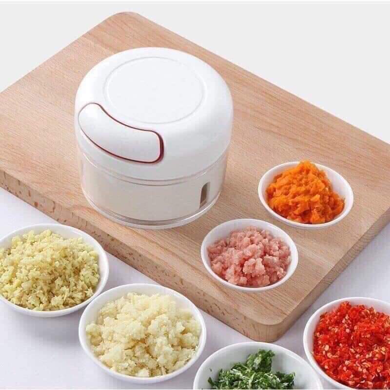 Máy xay tỏi ớt máy xay mini đa năng máy xay tỏi gừng thịt kéo tay