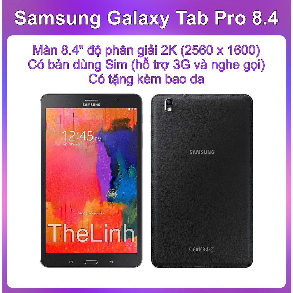 Máy tính bảng samsung galaxy tab pro 8.4 t320 t321 - có bản hỗ trợ sim