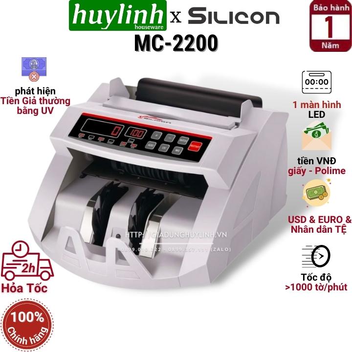 Máy đếm tiền silicon mc-2200