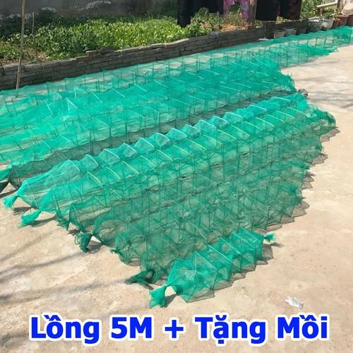 Lồng bát quái bắt tôm cua cá 5m + tặng mồi tôm cua cá siêu nhậy