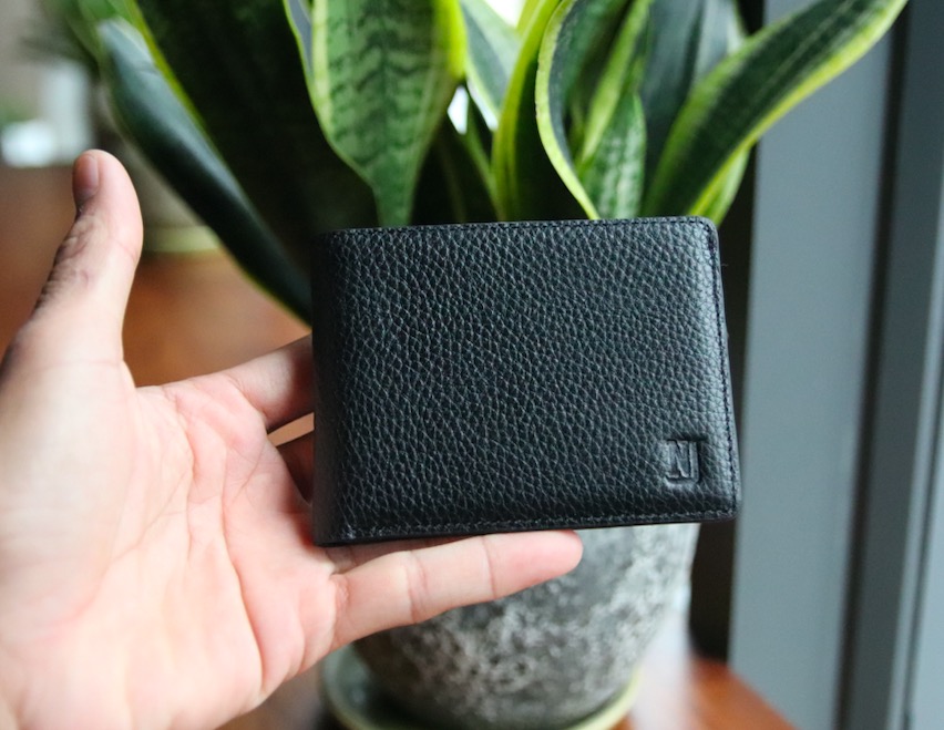 Ví kẹp tiền mini da bò cao cấp siêu gon 5 màu đen ,xám ,nâu màu bò ,xanh