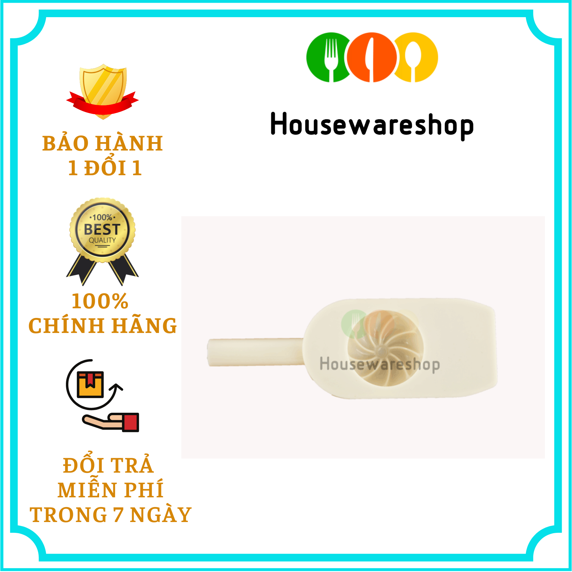 Khuôn làm bánh bao 1 bánh Dragon