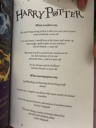 Sách ngoại văn: harry potter và hòn đá phù thủy
