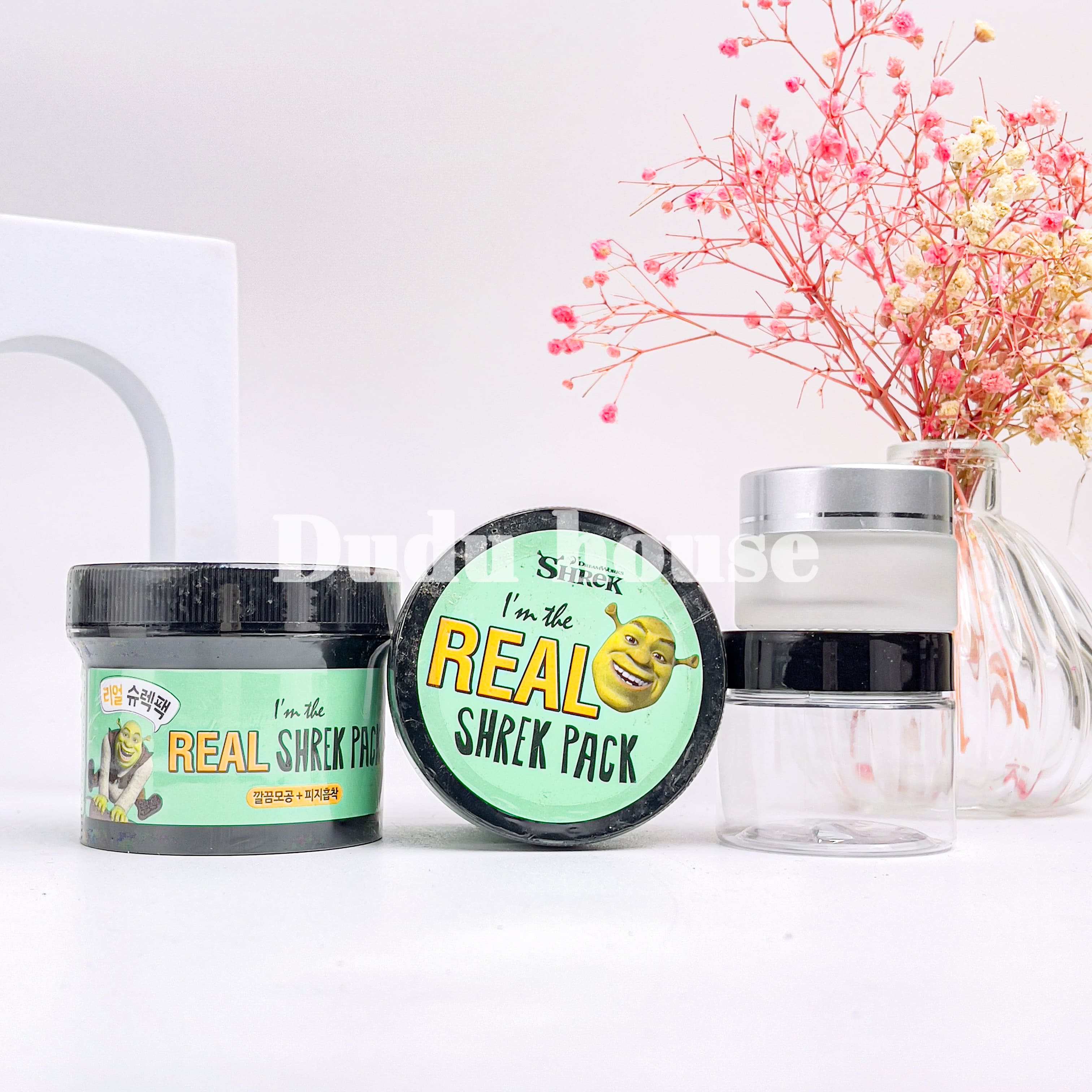Mặt nạ đất sét Dreamworks Shrek I'm The Real Shrek Pack hũ 110g Duduhouse ( Full - Chiết )