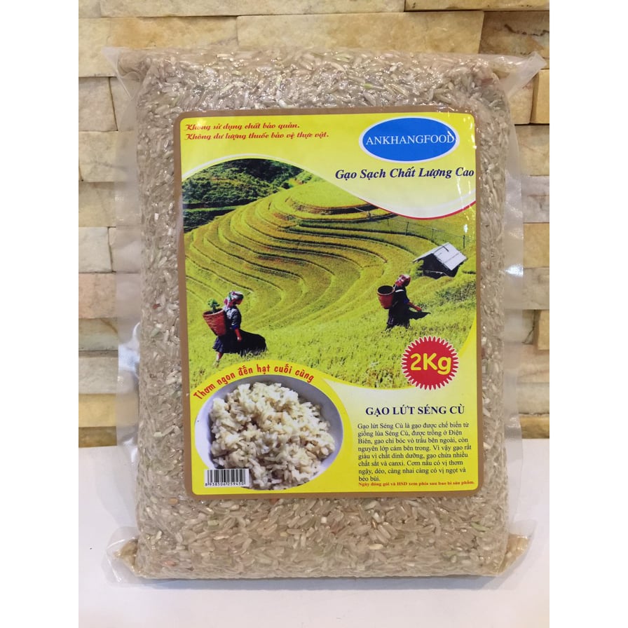 Gạo lứt séng cù điện biên hút chân không