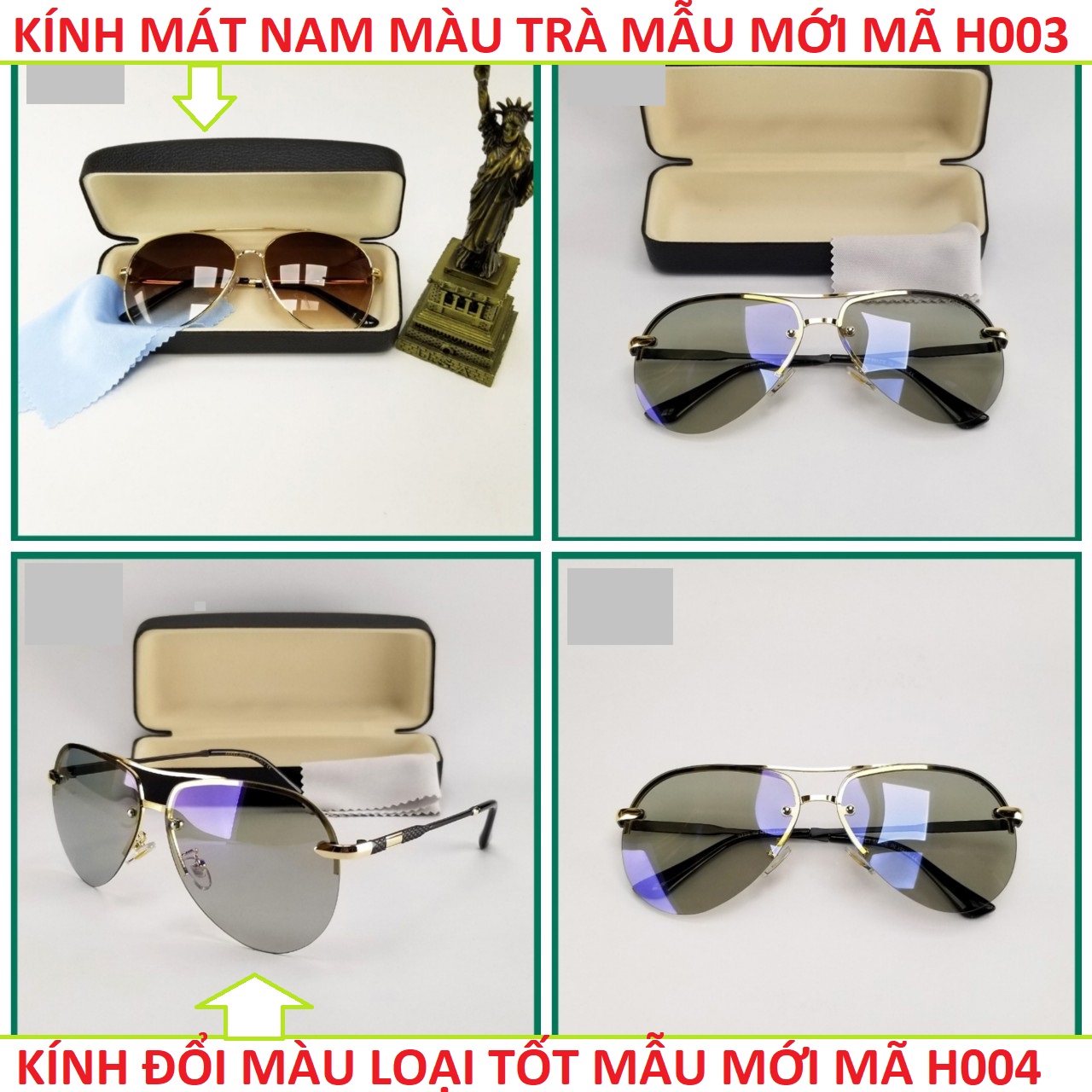 Kính mắt nam nữ đổi màu đi ngày và đêm chống tia uv bảo vệ mắt tối đa , mắt kính nam nữ thời trang mẫu mới đổi màu ngày đêm