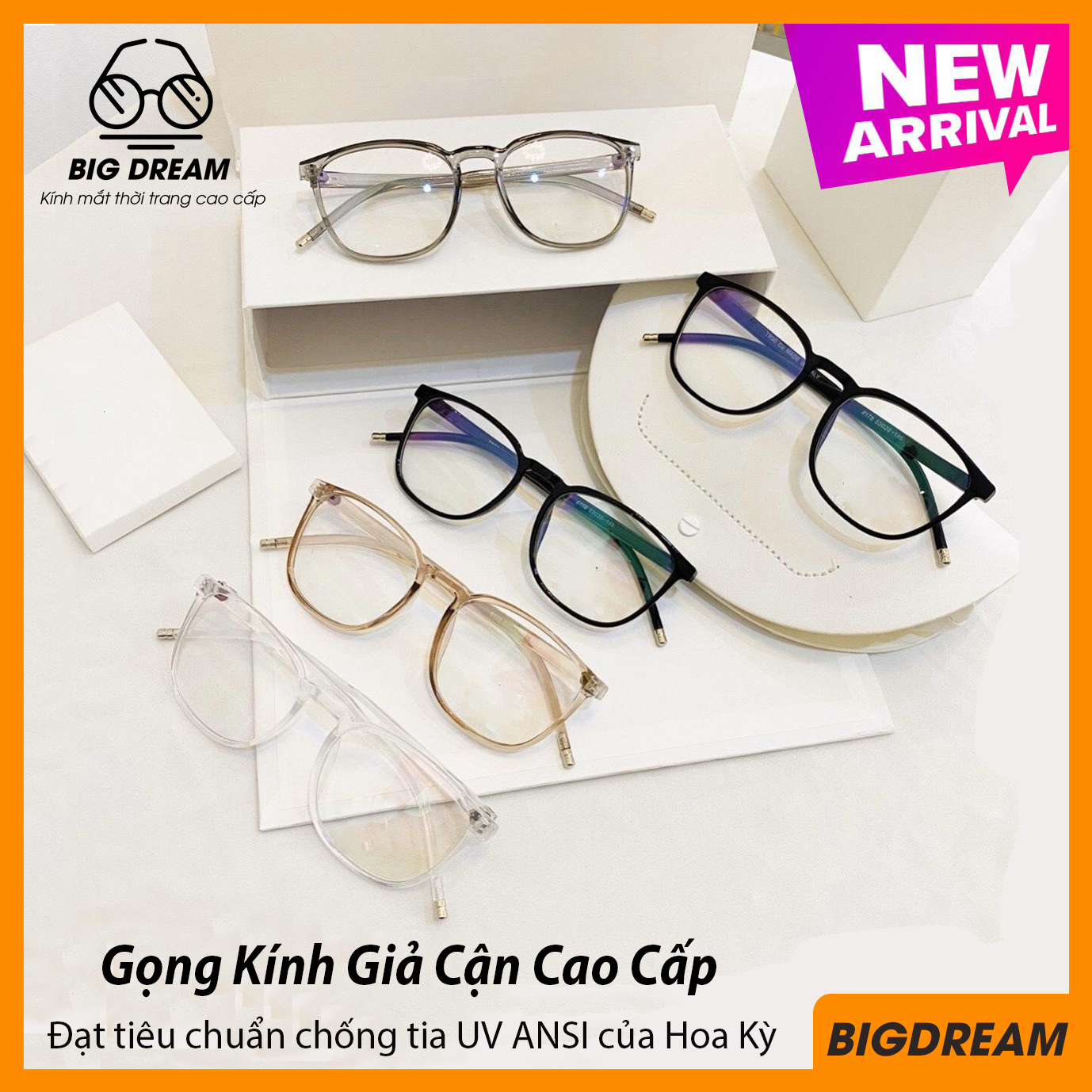 Mắt kính giả cận cao cấp gọng dẻo dành cho cả nam và nữ BDCK6178 - Gọng kính cận không độ Hàn Quốc - Bảo hành 12 tháng - Tặng kèm hộp + Khăn Lau