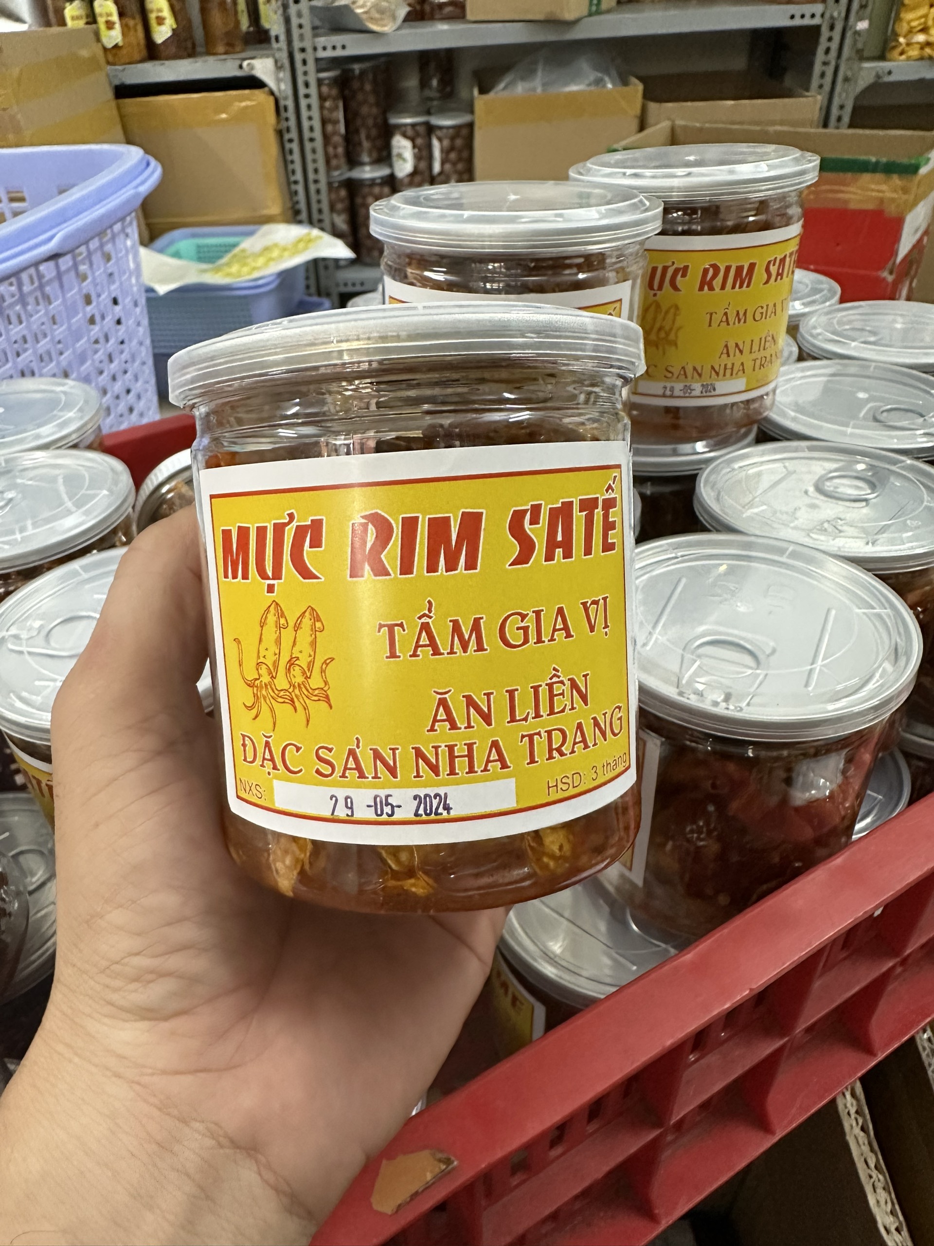 Mực rim me + mực rim sa tế