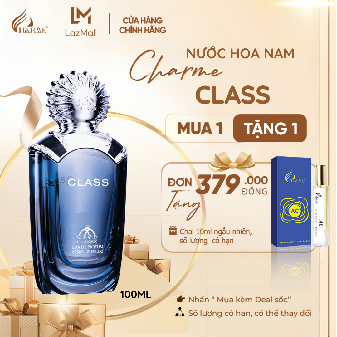 Nước Hoa Nam Cao Cấp GOODCHARME CLASS 75ml, Nước Hoa Cao Cấp, Lưu Hương Lâu, Sang Trọng Tinh Tế